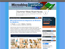 Tablet Screenshot of microsblog.com